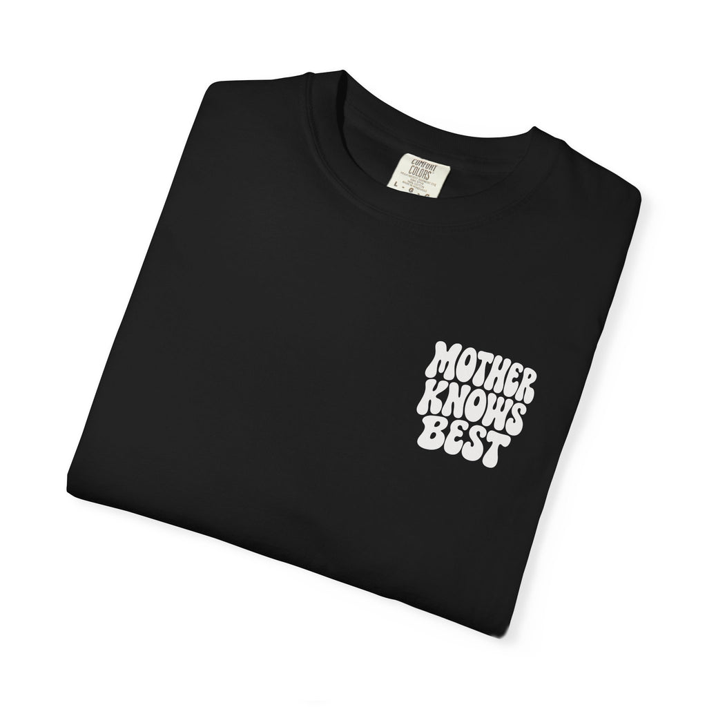 Mother Knows Best T-Shirt | Retro Bubble Letter Graphic