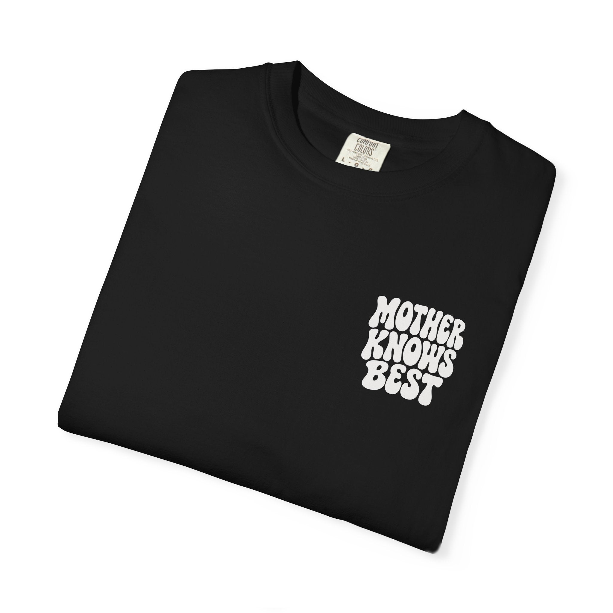 Mother Knows Best T-Shirt | Retro Bubble Letter Graphic