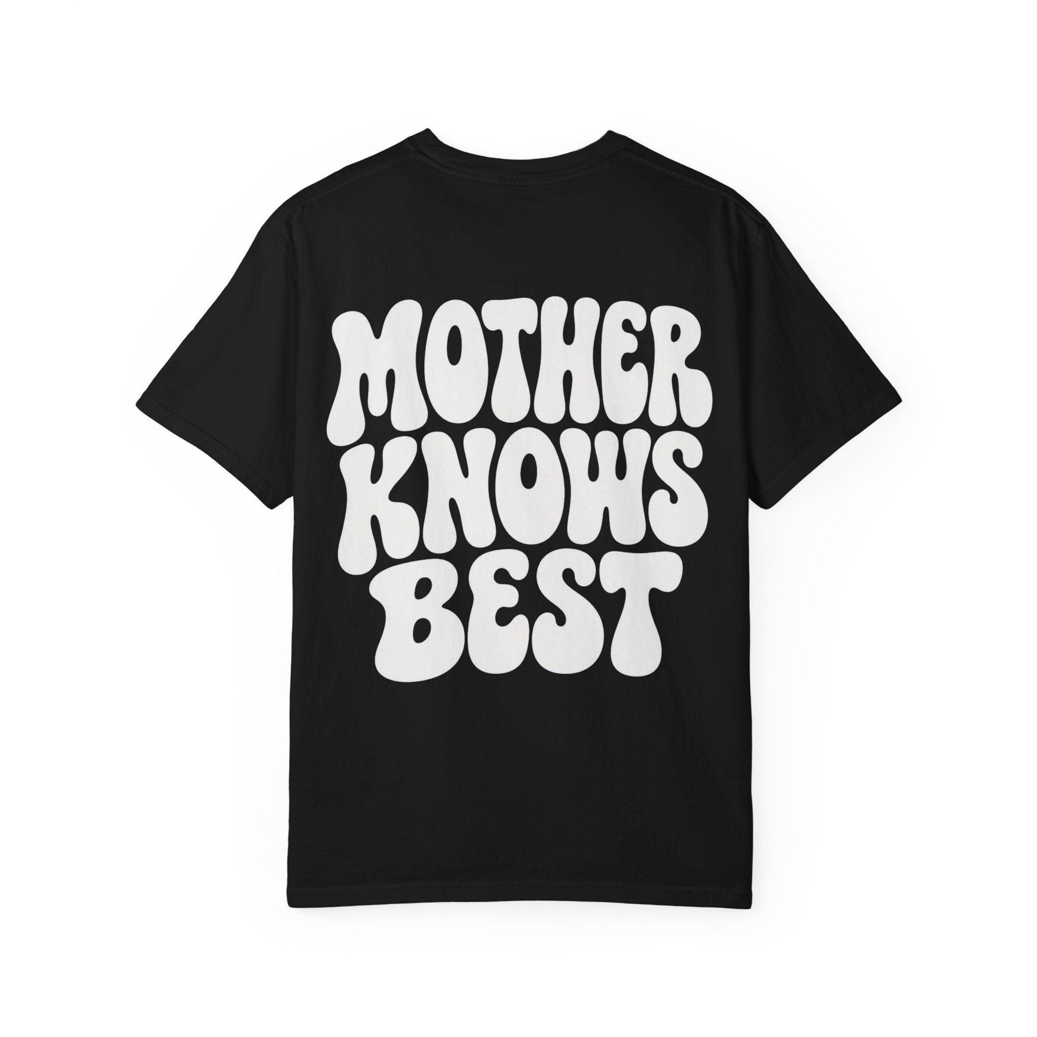 Mother Knows Best T-Shirt | Retro Bubble Letter Graphic