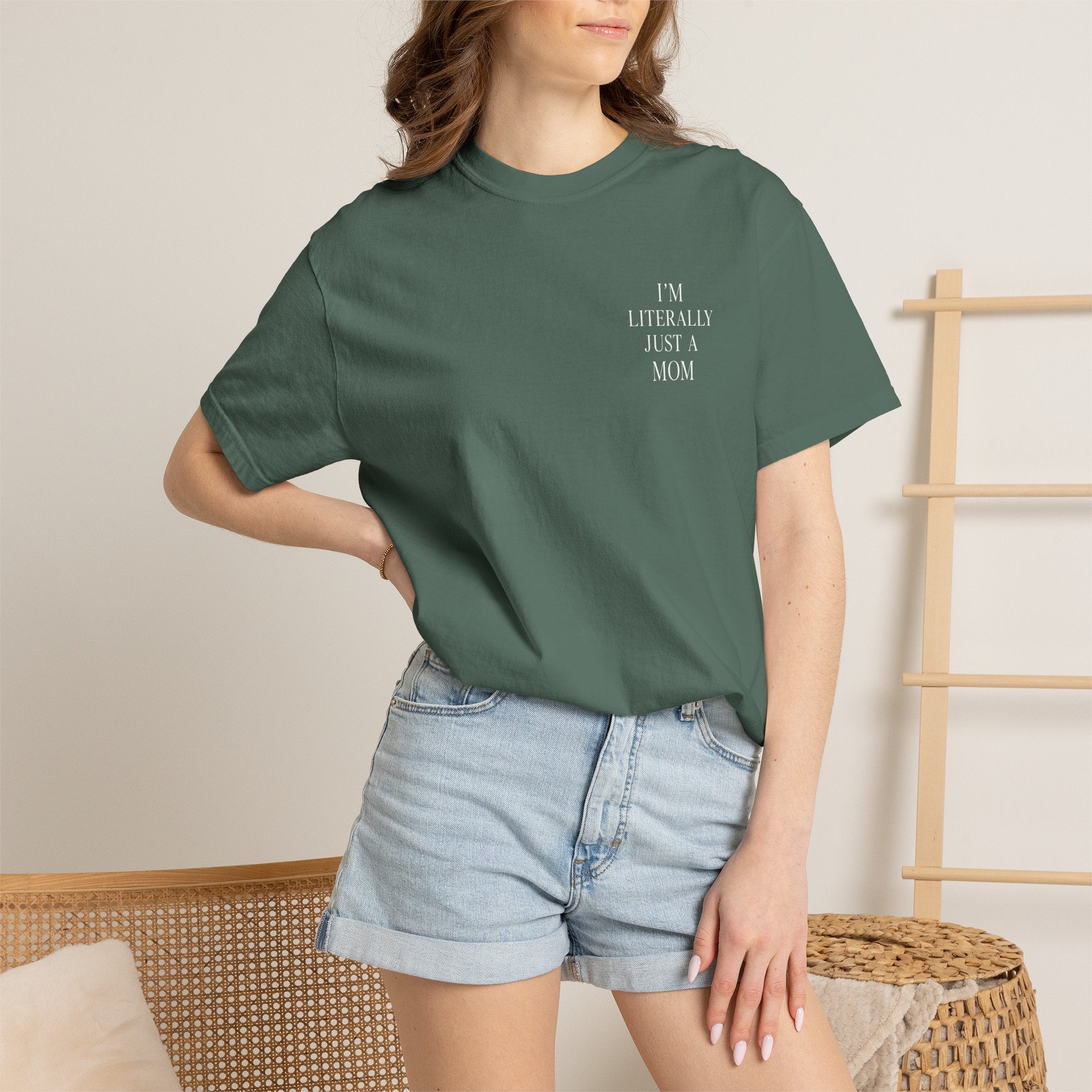I’m Literally Just a Mom T-shirt | Mom Graphic Tee