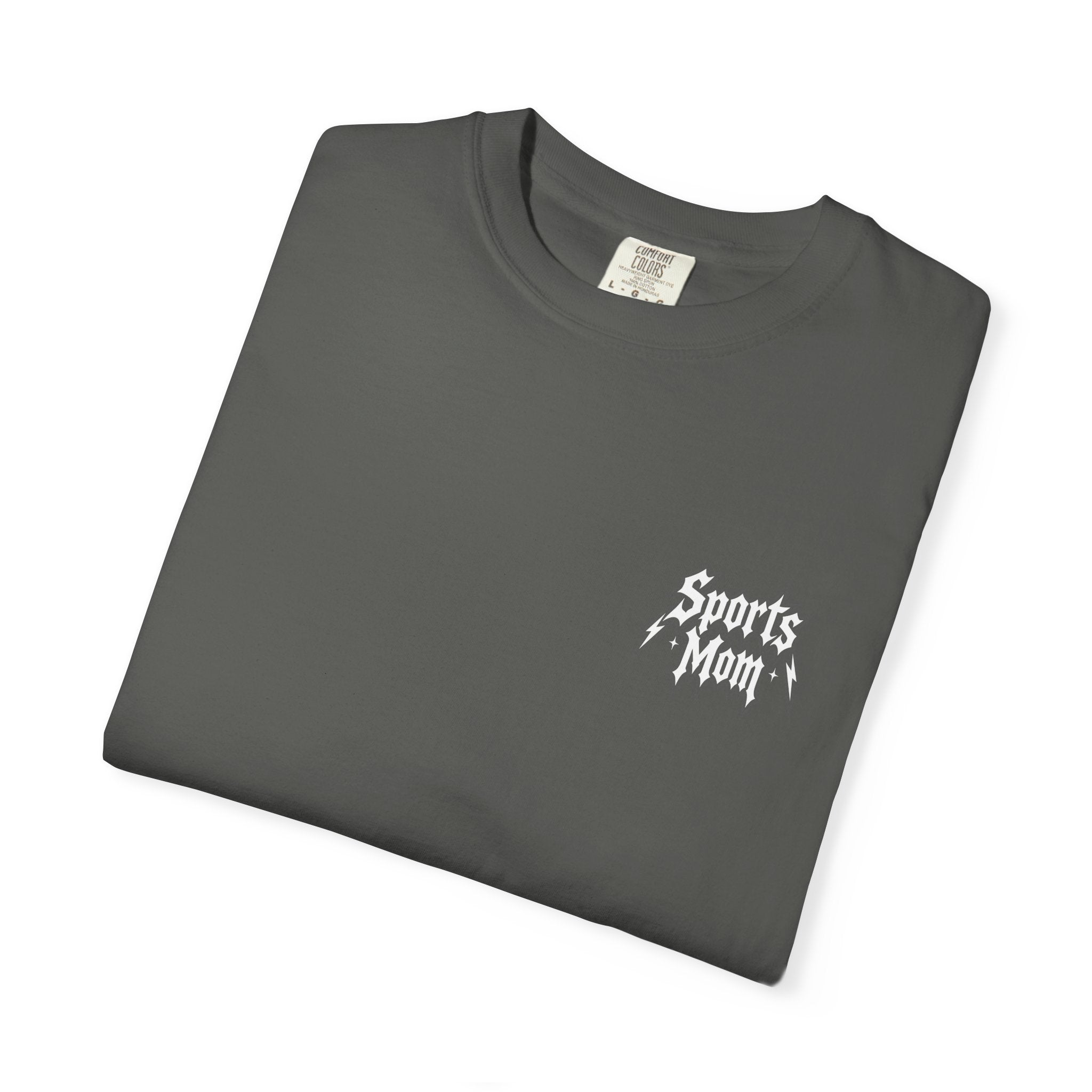 Sports Mom graphic T-shirt | 'Sports Mom World Tour' design