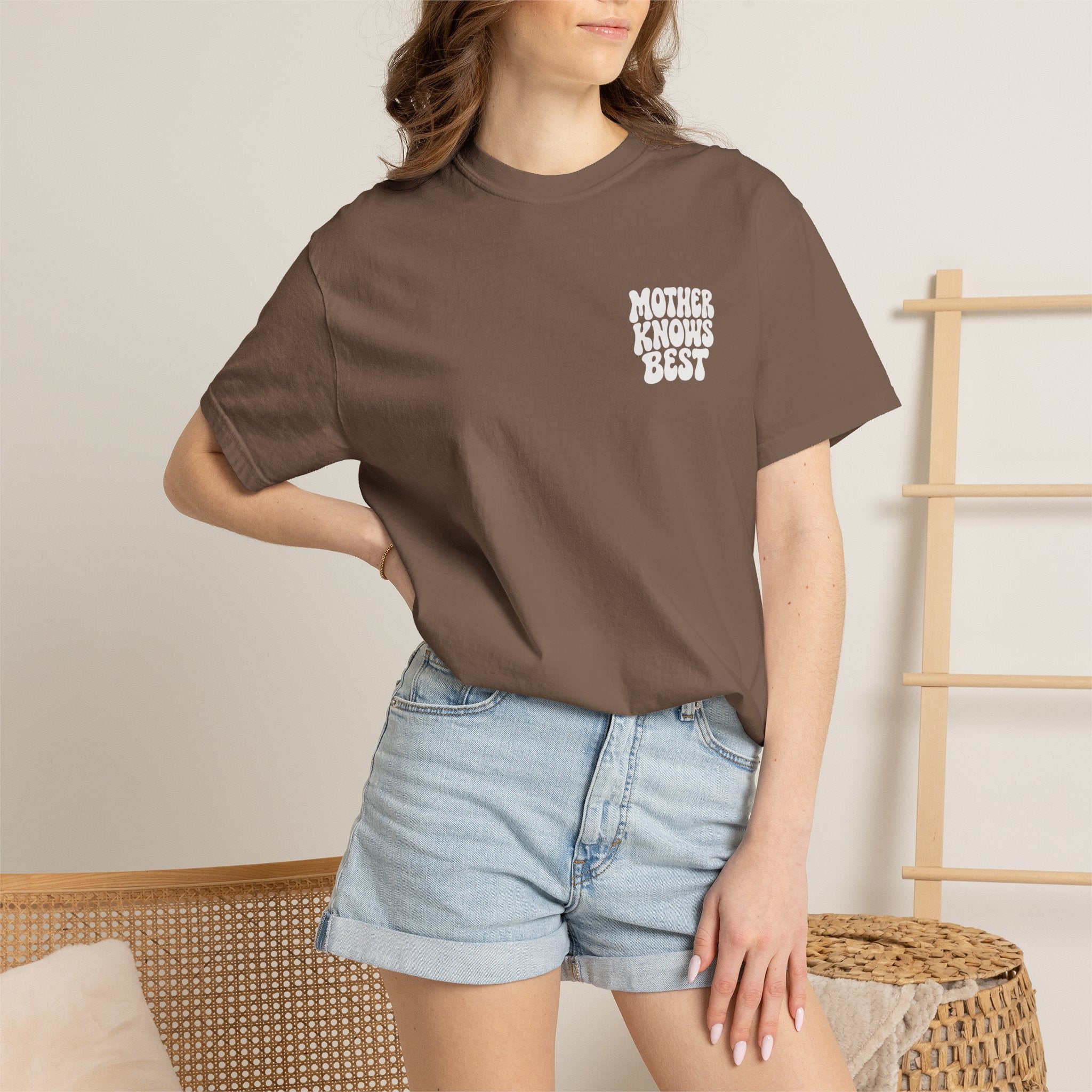 Mother Knows Best T-Shirt | Retro Bubble Letter Graphic