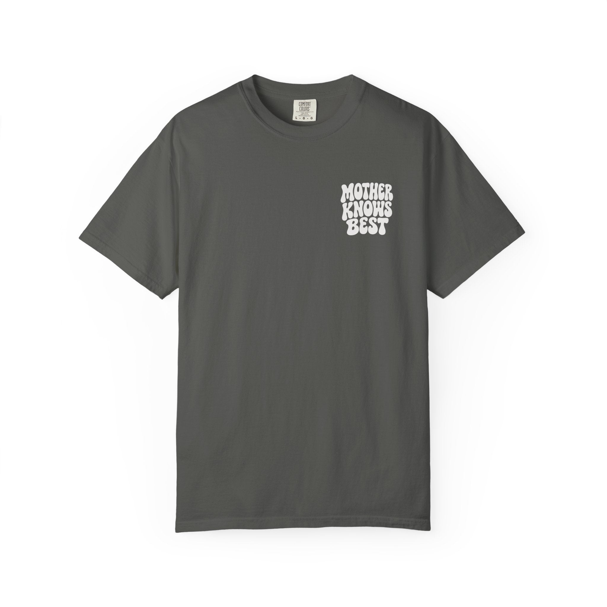 Mother Knows Best T-Shirt | Retro Bubble Letter Graphic