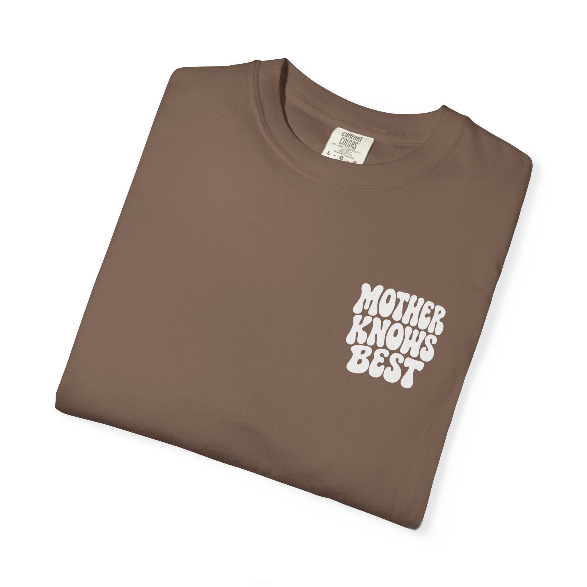 Mother Knows Best T-Shirt | Retro Bubble Letter Graphic